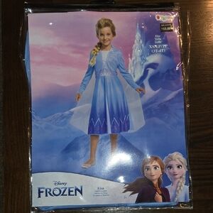 Disney Frozen Elsa Dress - Light Blue and White